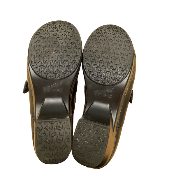 DANSKO BLACK LEATHER SLIP ON SHOES EU 39 US 8.5-9 - Picture 10 of 10